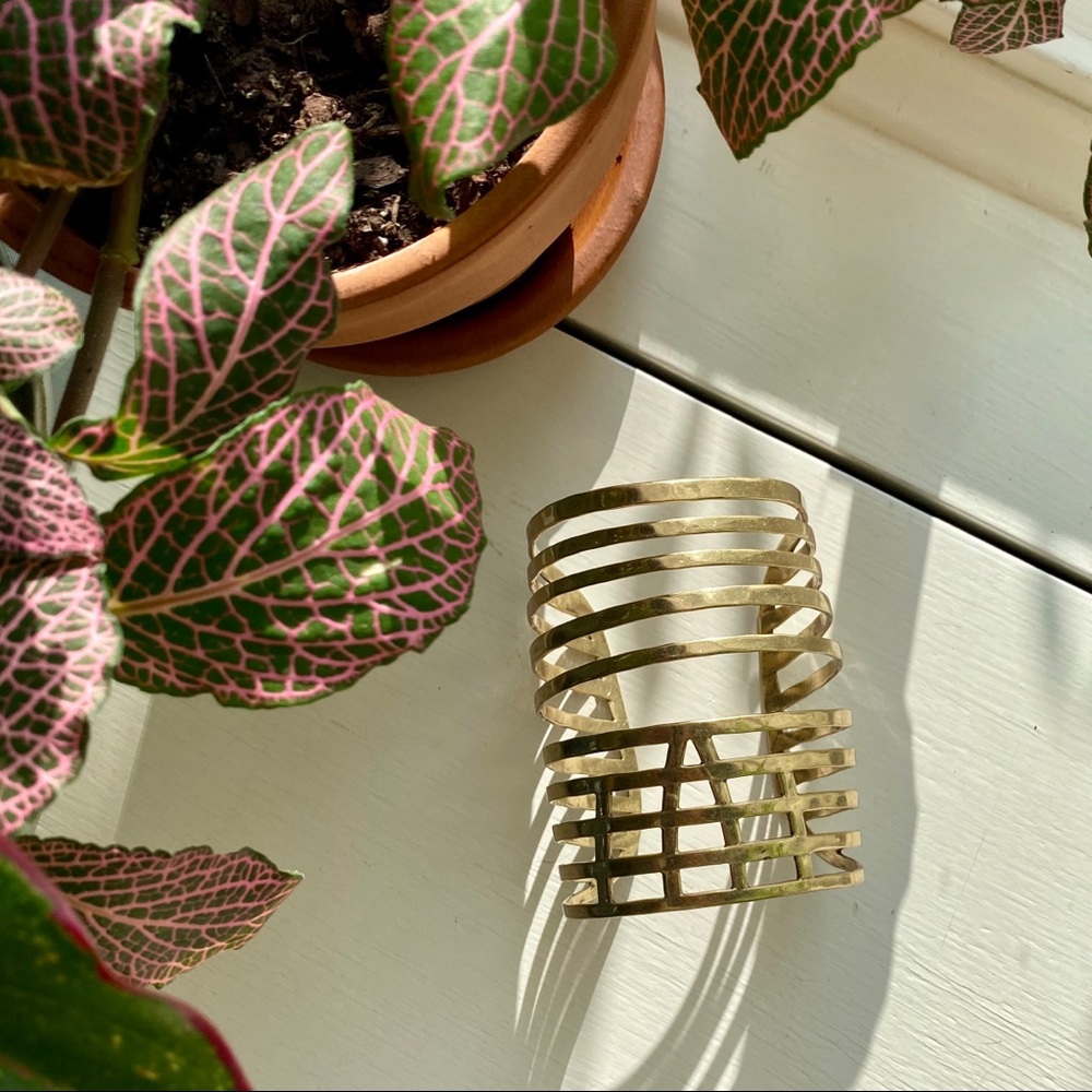 Lucky Brand Geometric Cuff Bracelet